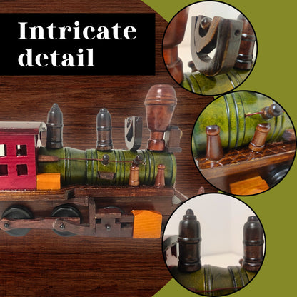 Heritage Train Wooden Model Hand Made - Authentic Replicas & Models