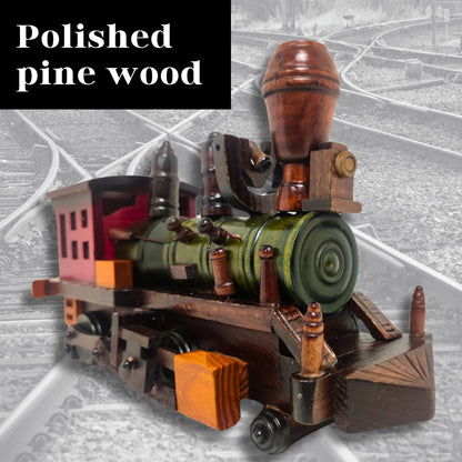 Heritage Train Wooden Model Hand Made - Authentic Replicas & Models