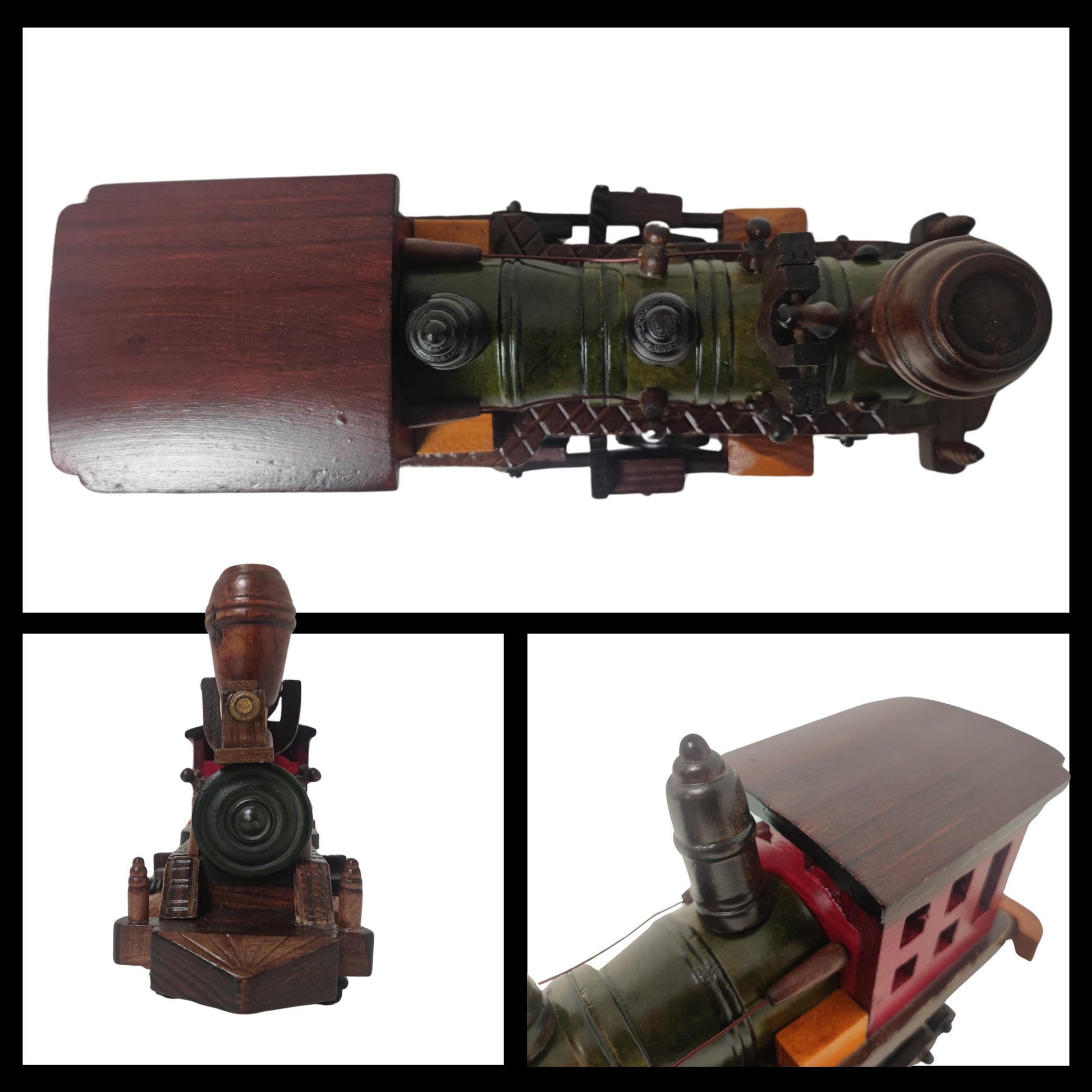 Heritage Train Wooden Model Hand Made - Authentic Replicas & Models