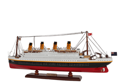 RMS Titanic Wooden Ship Model – 60cm | Handcrafted Mahogany & Acacia