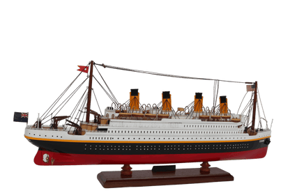 RMS Titanic Wooden Ship Model – 60cm | Handcrafted Mahogany & Acacia