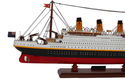 RMS Titanic Wooden Ship Model – 60cm | Handcrafted Mahogany & Acacia