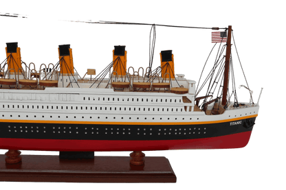 RMS Titanic Wooden Ship Model – 60cm | Handcrafted Mahogany & Acacia