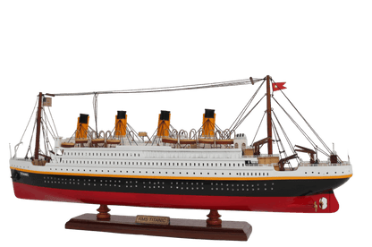 RMS Titanic Wooden Ship Model – 60cm | Handcrafted Mahogany & Acacia
