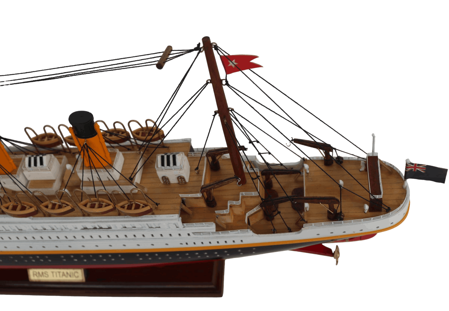 RMS Titanic Wooden Ship Model – 60cm | Handcrafted Mahogany & Acacia