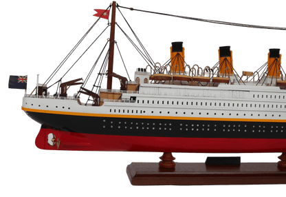 RMS Titanic Wooden Ship Model – 60cm | Handcrafted Mahogany & Acacia