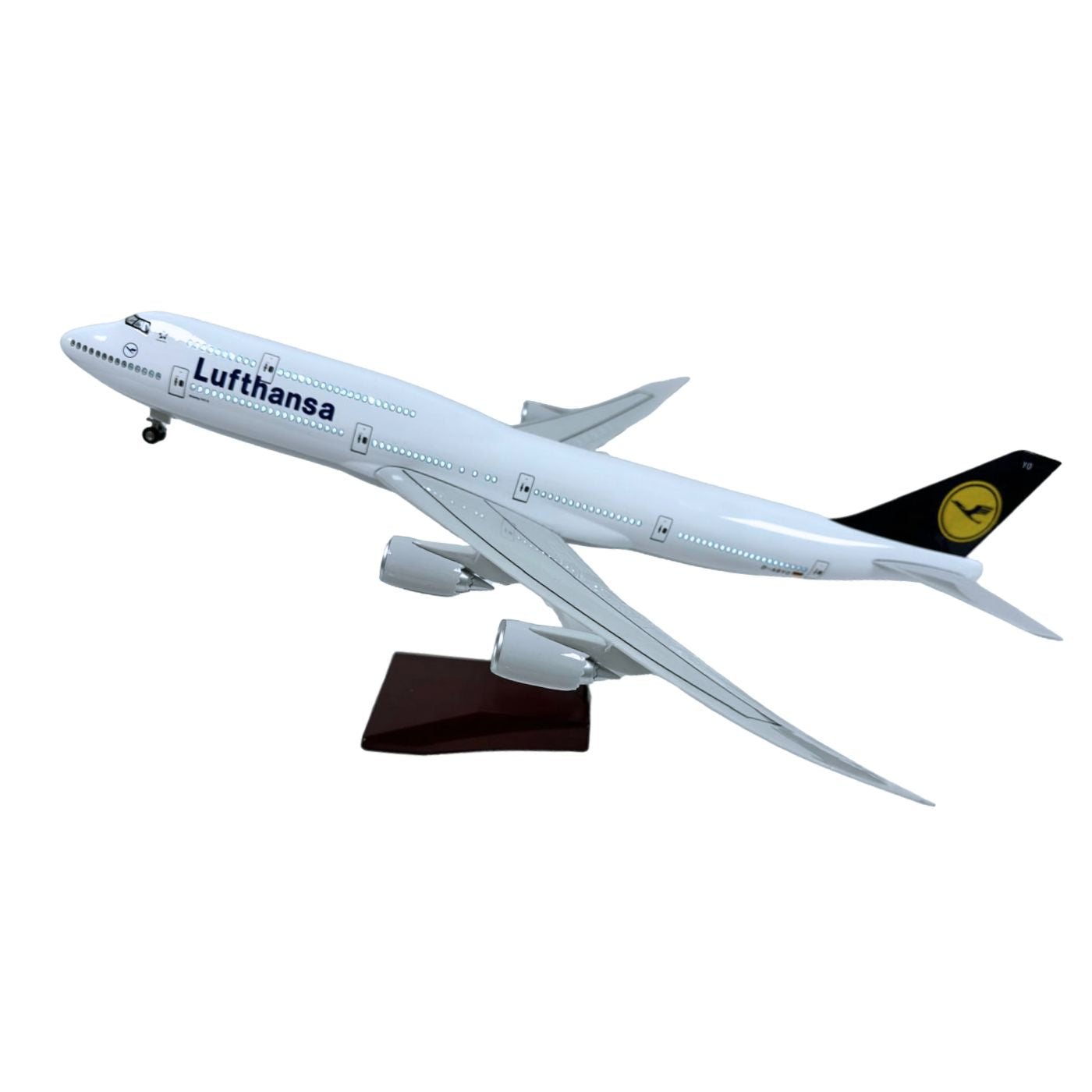 Lufthansa 747-8 Boeing Model Plane Large Scale Ideal Gift With Stand - Authentic Replicas & Models