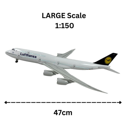 Realistic Large Scale Model Plane | Voice Activated Lights | Collectors Airplane - Authentic Replicas & Models