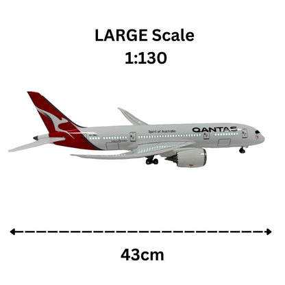 Realistic Large Scale Model Plane | Voice Activated Lights | Collectors Airplane - Authentic Replicas & Models
