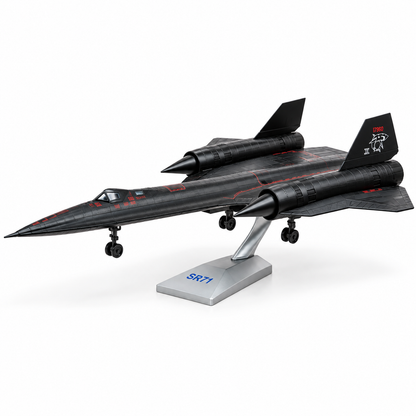 SR-71 Large Blackbird Diecast Model – 1:72 Scale USAF Recon Jet
