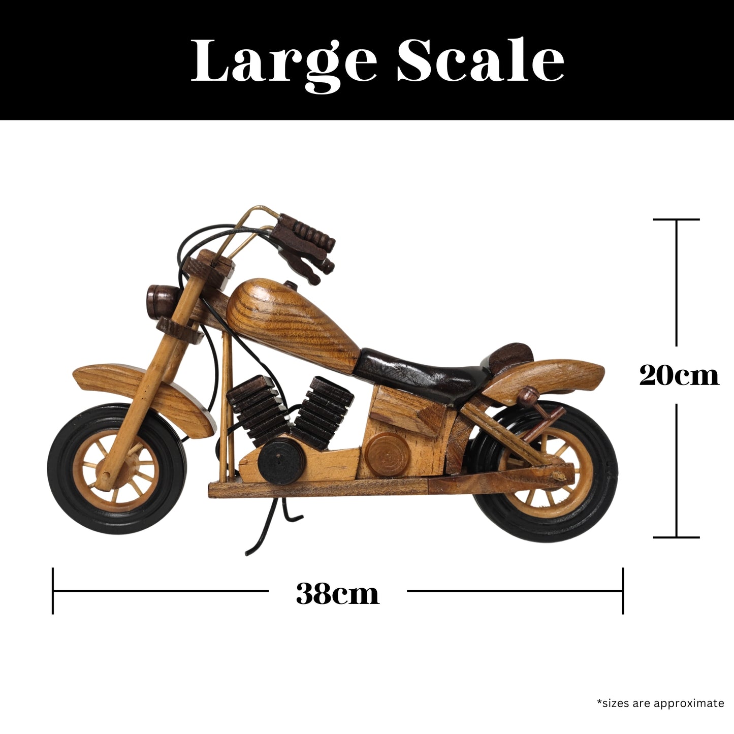 Timber Nomad Model Motorcycle Ideal Gift For Collectors - Authentic Replicas & Models