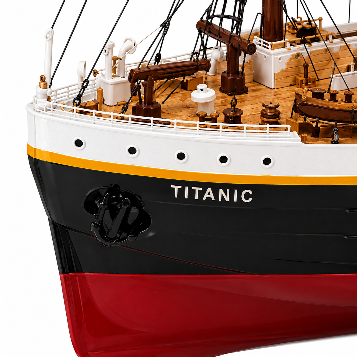 Large RMS Titanic Wooden Model Ship – 60cm