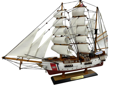 US Coast Guard Model Ship 1H – 65cm Length, Fully Assembled with Stand - Authentic Replicas & Models