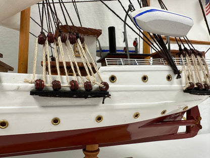 US Coast Guard Model Ship 1H – 65cm Length, Fully Assembled with Stand - Authentic Replicas & Models