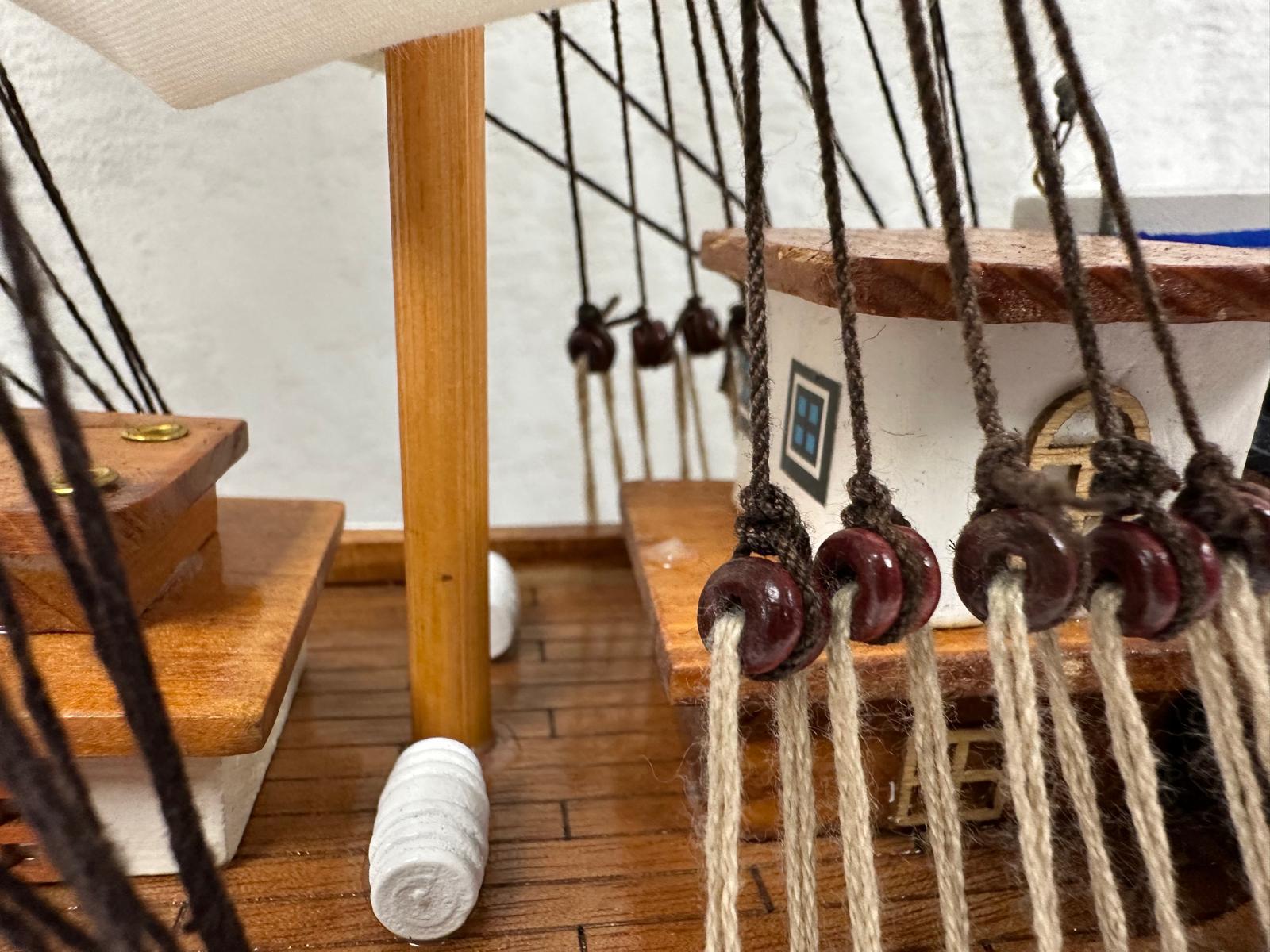 US Coast Guard Model Ship 1H – 65cm Length, Fully Assembled with Stand - Authentic Replicas & Models
