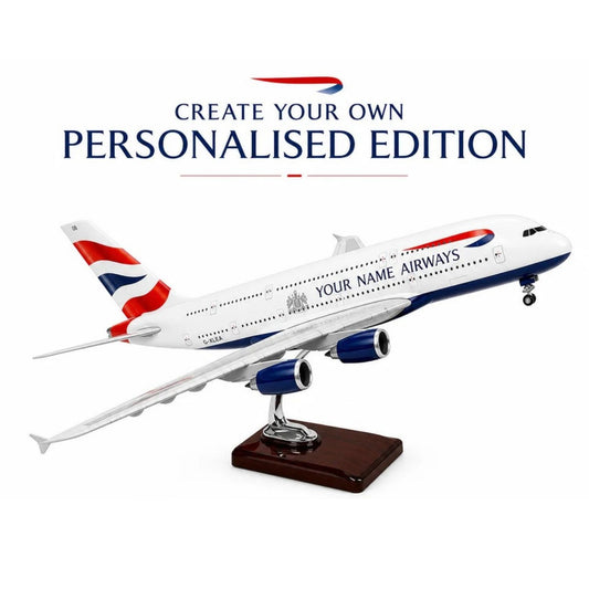 Personalised Airbus A380 Model: 1:160