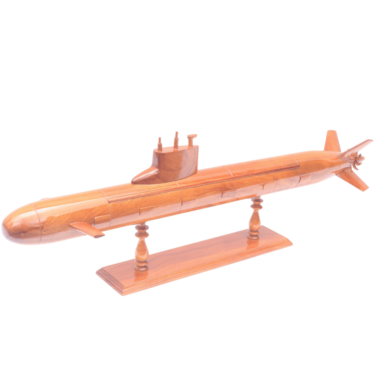 USSR Akula Class LARGE Nuclear Submarine Wooden Model | 62.5 cm