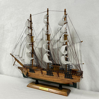 Confection Sailing Ship Model 2C – Handmade Wooden Display Ship 49 cm
