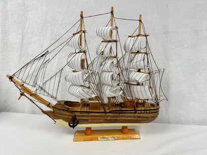 Confection Sailing Ship Model 1C – Handmade Wooden Display Ship 45 cm