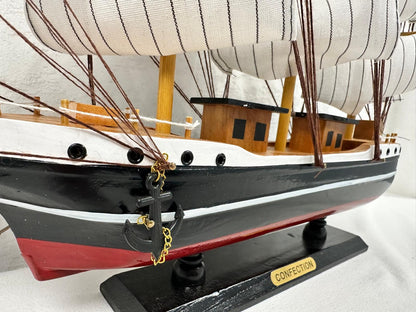 Confection Sailing Ship Model 1E – Handmade Wooden Display Ship 50 cm