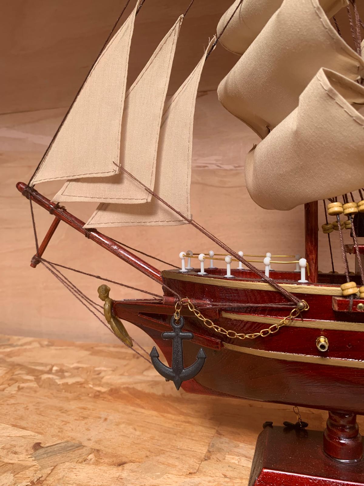 Confection Wooden Model Sailing Ship 2a – 48cm