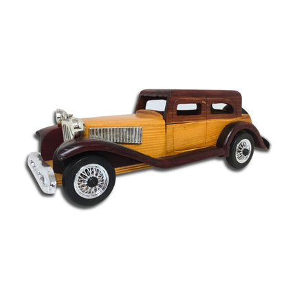 Windsor Cruiser Handcrafted Classic Wooden Car Model – Vintage-Style Collectable - Authentic Replicas & Models