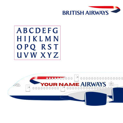 Personalised British Airways A380 Model