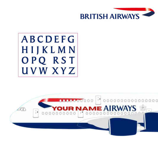 Personalised British Airways A380 Model