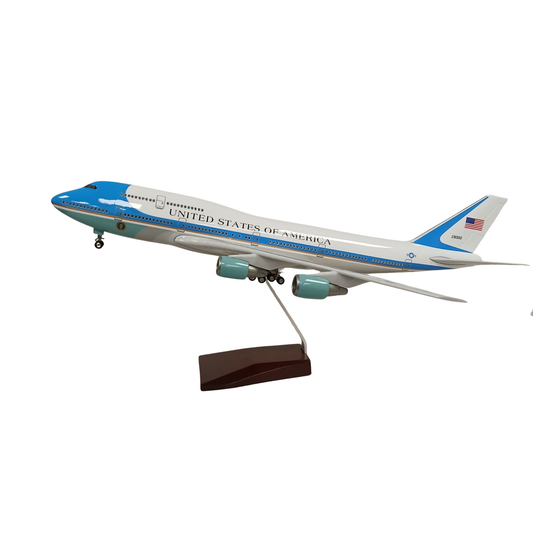 Air Force One Boeing 747 Model Aircraft Large Presidential Plane