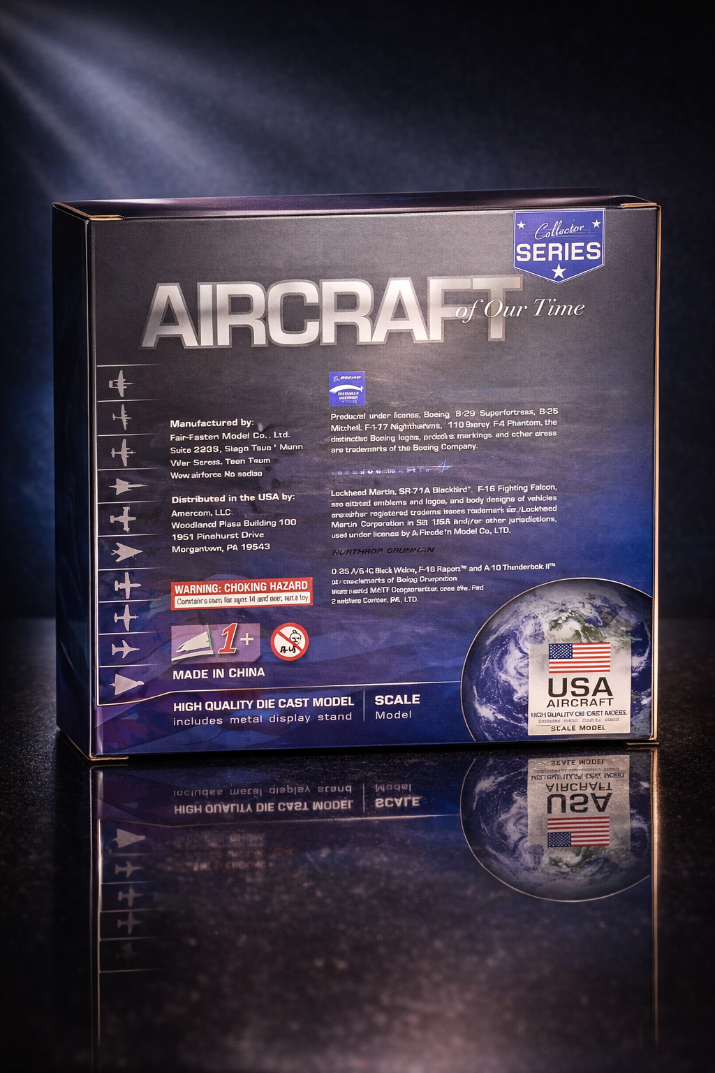 SR-71A Blackbird – USAF Recon Jet Diecast Model 1:200
