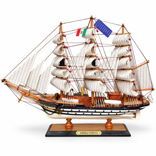 Amerigo Vespucci Wooden Model Ship – 64cm