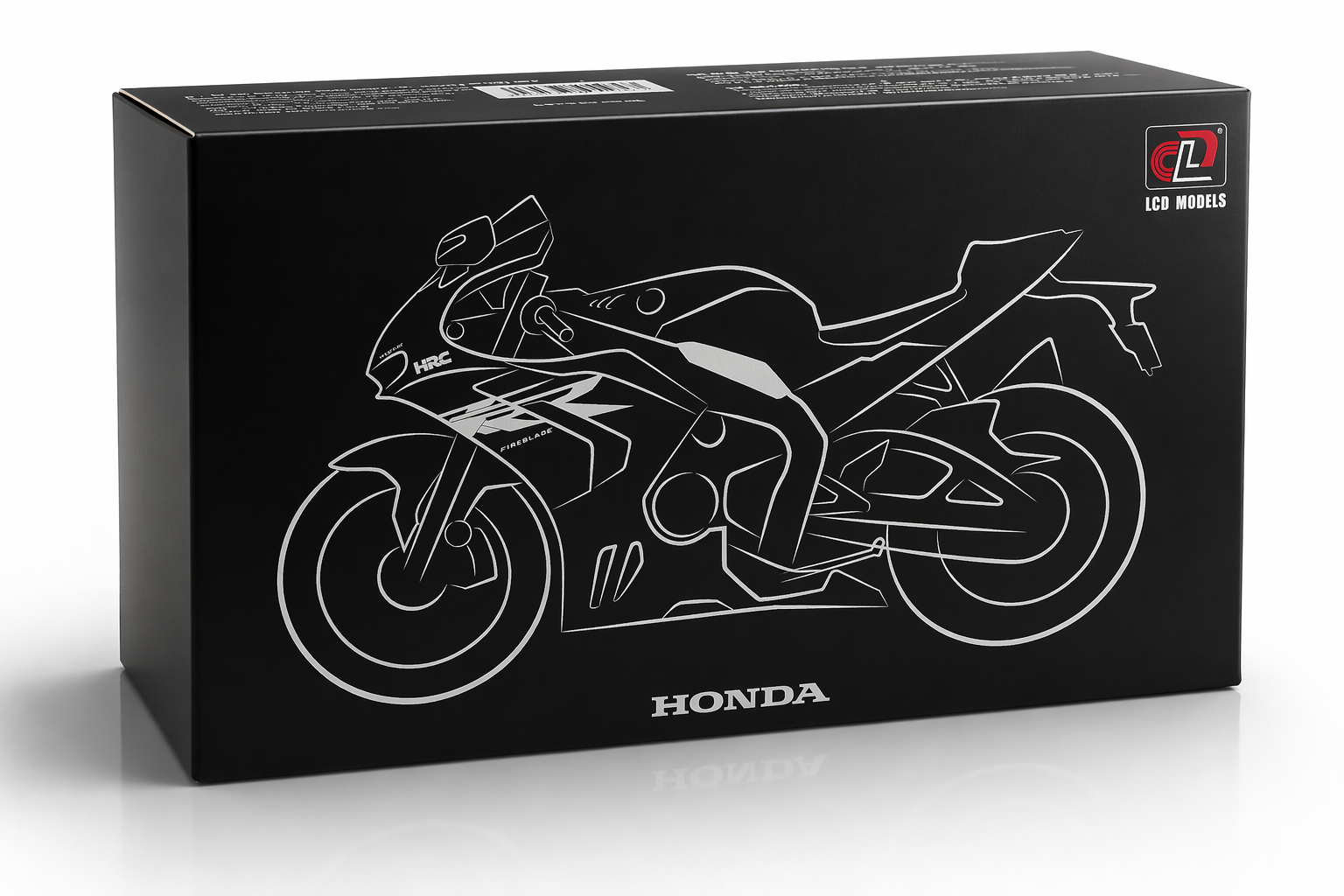 Honda CBR1000RR-R Fireblade SP Black 1:12 Scale Collectible Motorcycle Model by LCD Models