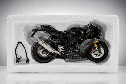 Detailed Honda CBR1000RR-R Fireblade SP Black Diecast Motorcycle Replica 1:12 Scale