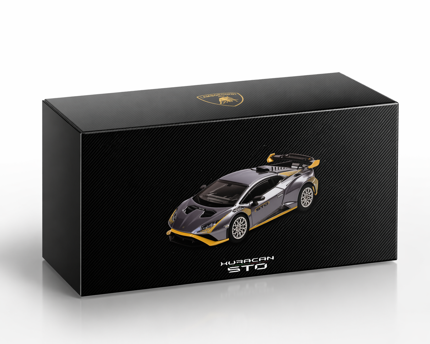 LCD Model Lamborghini Huracan STO 1:64 Die-Cast Model Silver Grey