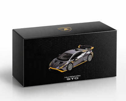 LCD Model Lamborghini Huracan STO 1:64 Die-Cast Model Silver Grey