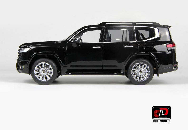 LCD Models Toyota Land Cruiser 300 ZX Black 1:18 Scale Diecast