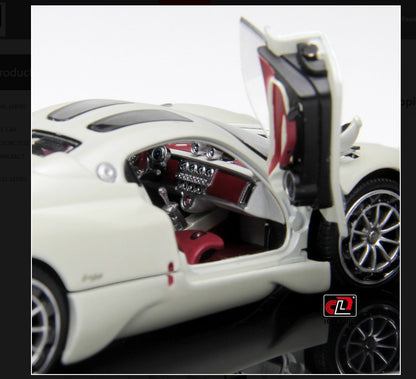 LCD Models Pagani Utopia Die-Cast Model Car 1:43 White