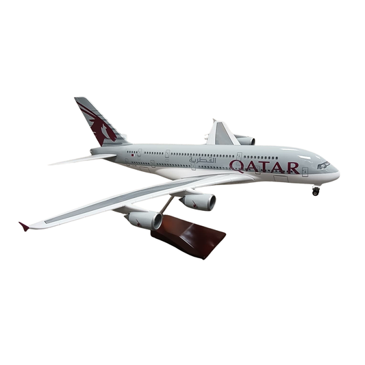 Qatar Airways Airbus A380 Model Plane 1:160 Large Aircraft Display