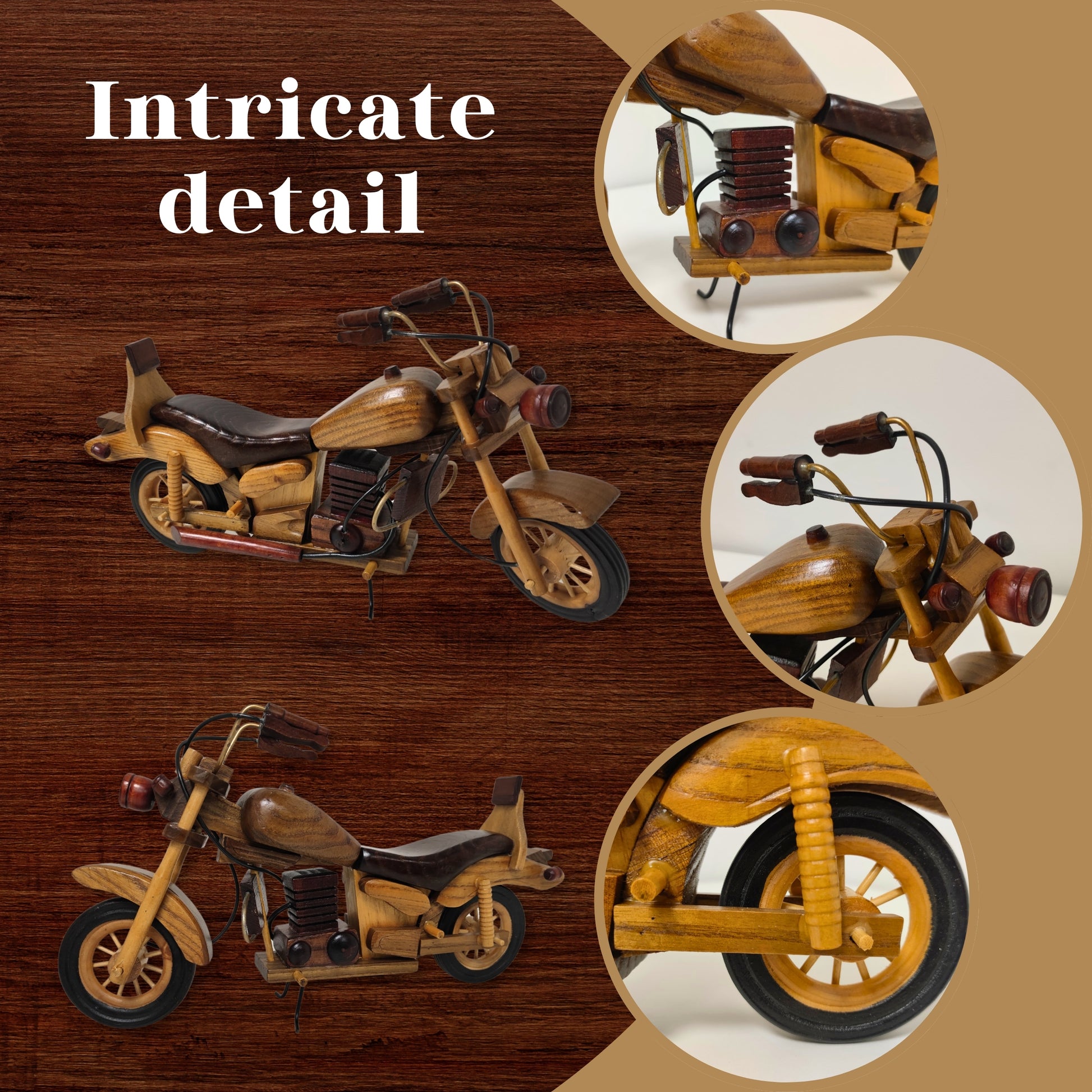 Shadow Striker Large Model Motorcycle Ideal Gift For Collectors - Authentic Replicas & Models
