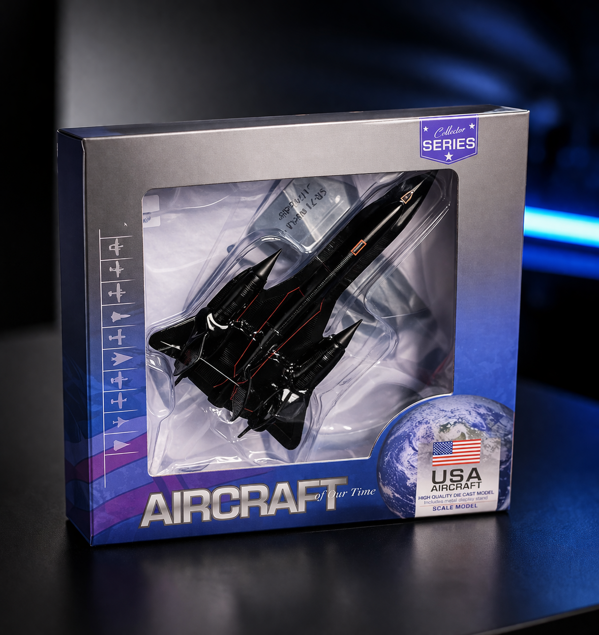 SR-71A Blackbird – USAF Recon Jet Diecast Model 1:200