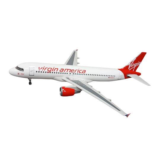VA Airbus A320 Model Aircraft Large Airline Display Plane